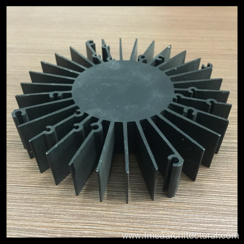 Custom High Precision Anodizing Aluminum extrusion Heat sink